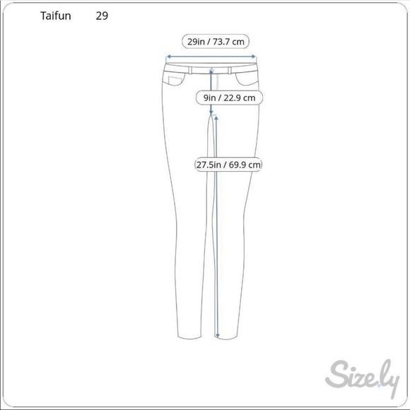 TAIFUN | Navy Blue Tapered Pants Size 29 - Picture 7 of 7